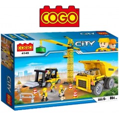Maquinaria de Construccion - Juego de Construcción - Cogo Blocks