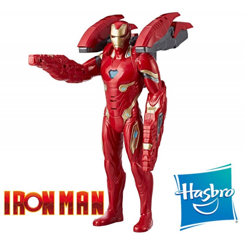 Muñeco Iron Man Tecnomisión 35 cms. - Hasbro - Marvel Avengers: Guerra del Infinito