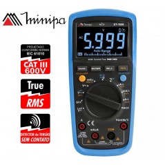 Multimetro Digital - Minipa - ET-1659 - True RMS AC / VDC 600V / VAC 750V / ADC 10A / AAC 10A