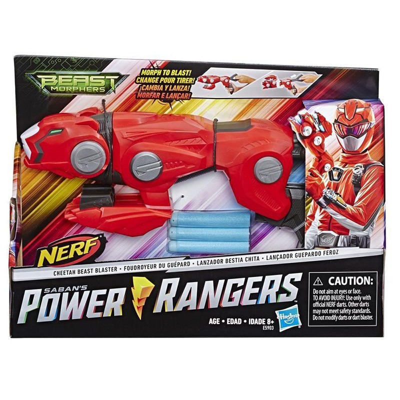 Power Rangers Beast Morphers Beast-X King Mega Bow Jouet d'action de tir de fléchettes Nerf Série TV inspirée, pour garçons de 8 ans et plus Power Rangers Beast Morphers Beast-X King Mega Bow Jouet d'action de tir de fléchettes Nerf Série TV inspirée, pour garçons de 8 ans et plus