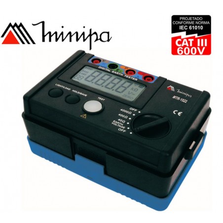 Terrometro Digital - Minipa - MTR-1522 - 4000Ω