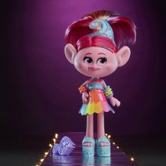 Muñeca Poppy Glamour - Trolls: World Tour - Hasbro