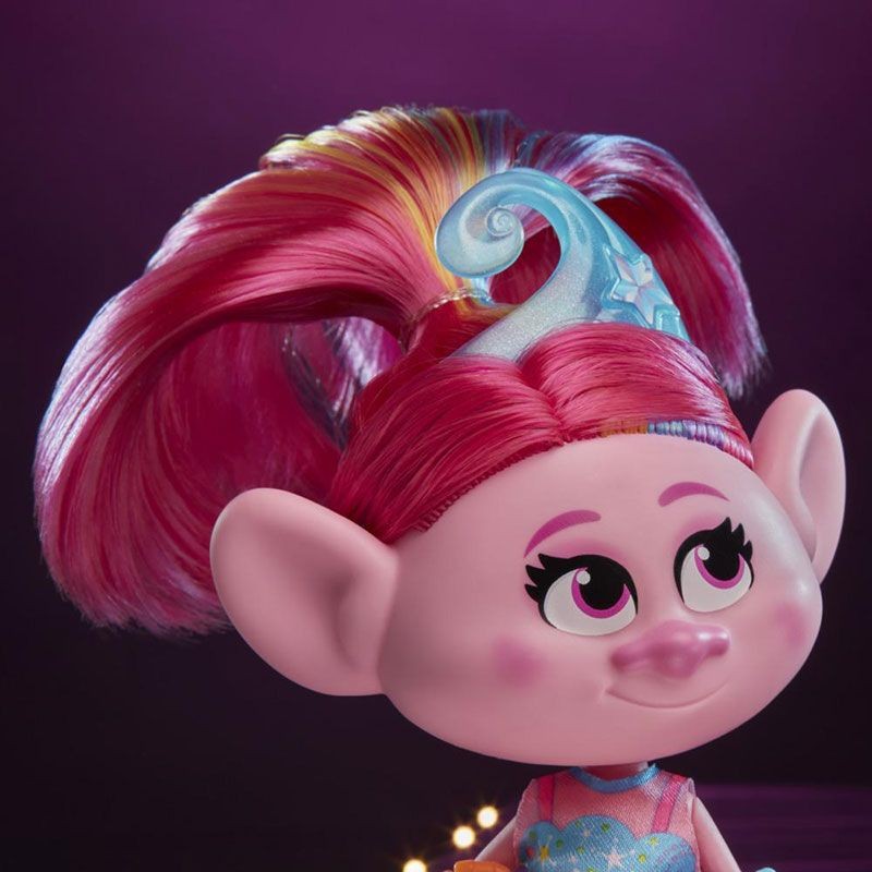 Boneca Trolls World Tour Poppy Glamour - E6569 E6818 - Hasbro - Dorémi  Brinquedos