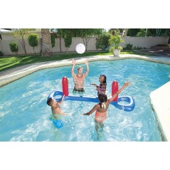Set Voleyball Inflable - 2,44 x 0,64 Mtrs - Bestway - Set Red y Pelota - 52133 + Inflador