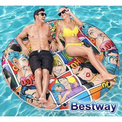 Flotador Pop Art Comic - Ø 1,88 Mtr - Bestway - 43264