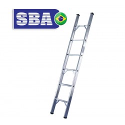 Escalera - 2,27 Mtrs - De Encostar de Aluminio - 8 peldaños - SBA - Paralela 