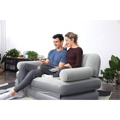 Sofa Cama Inflable - 1,52 x 1,88 x 0,64 Mtrs - Bestway - Multi-Max + Inflador Electrico