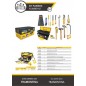 Kit de Herramientas para Plomero con caja de herramientas - 24 Piezas - Tramontina Master