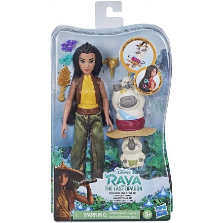 Muñeca Raya Set Fortaleza y Estilo - Raya y el Ultimo Dragon - Hasbro - Disney