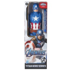 Muñeco Capitán América Marvel 30 cms - Hasbro - Titan Hero Series Marvel Avengers