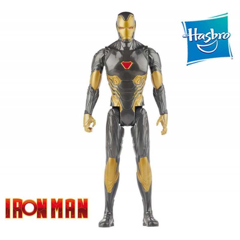 Muñeco Gold Iron Man Marvel 30 cms - Hasbro - Titan Hero Series Marvel Avengers