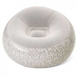 Sofa Puff Inflable - 1,12 x 1,12 x 0,66 Mtrs - Bestway - Tostado + Inflador