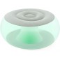 Sofa Puff Inflable con Luz Led Multicolor - 0,82 x 0,82 x 0,41 Mtrs - Bestway + Inflador
