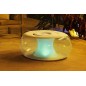 Sofa Puff Inflable con Luz Led Multicolor - 0,82 x 0,82 x 0,41 Mtrs - Bestway + Inflador