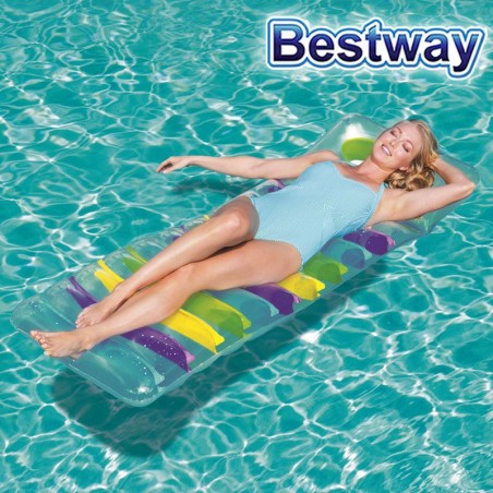 Colchoneta Inflable Deluxe Relax - 1,85 x 0,69 Mtr - Bestway - 43124