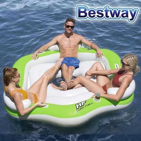 Isla Inflable - 1,91 x 1,78 Mtr - Bestway - X3 Island Hydro-Force + Inflador