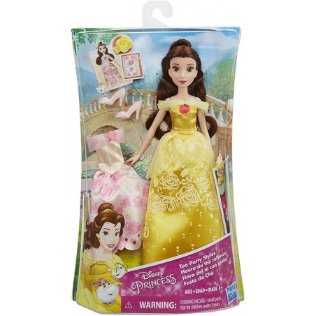 Muñeca de La Bella y La Bestia Hora del Te - Disney Princess Extra Fashion Doll - Hasbro