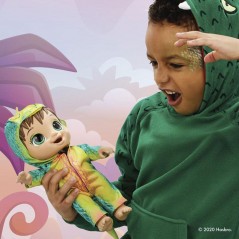 Bebé Saurio Estegosaurio Castaña - Baby Alive - Hasbro