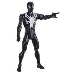 Muñeco Spider-Man con traje negro 30 cms - Hasbro - Titan Hero Series