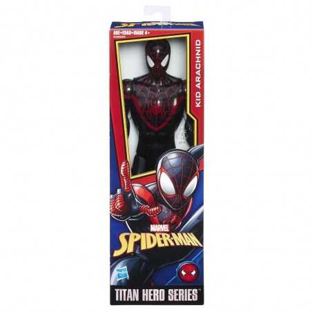 Muñeco Spider-Man Kid Arachnid 30 cms - Hasbro - Titan Hero Series