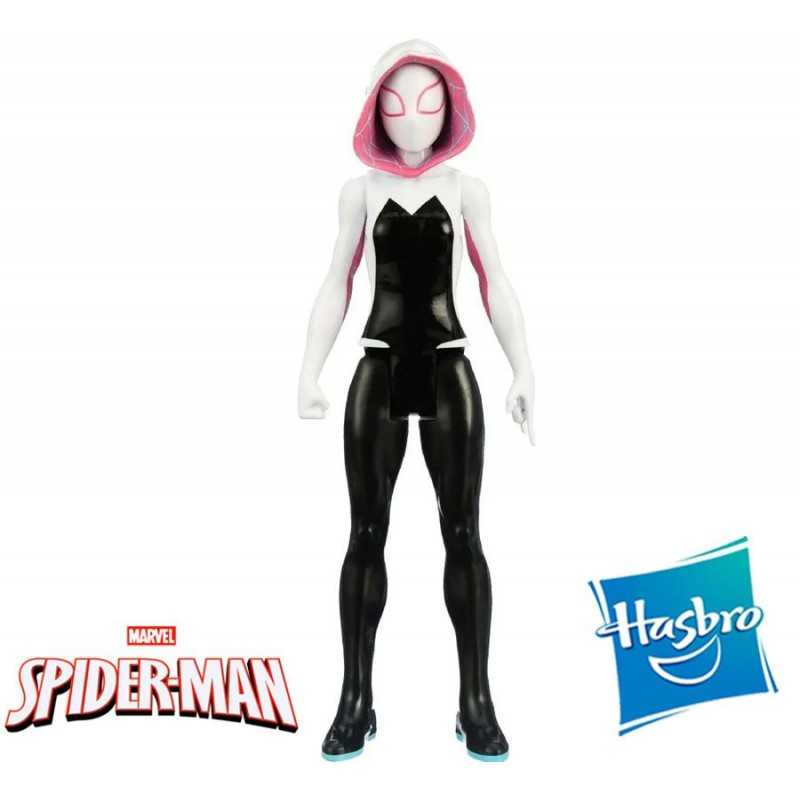 Muñeco Spider-Man Ghost-Spider 30 cms - Hasbro - Titan Hero Series