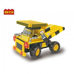 Maquinaria de Construccion  - Juego de Construcción - Cogo Blocks - 220 piezas