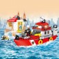 Rescate en Barco de Bomberos - Juego de Construcción - Cogo Blocks - 318 piezas