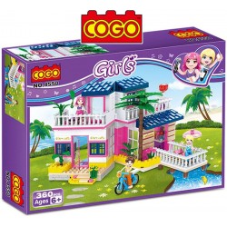 Casa de Verano - Juego de Construcción - Cogo Blocks - 360 piezas