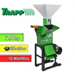 Triturador Forrajera Electrica 2 Hp - 10 Martillos - Trapp - TRF 400