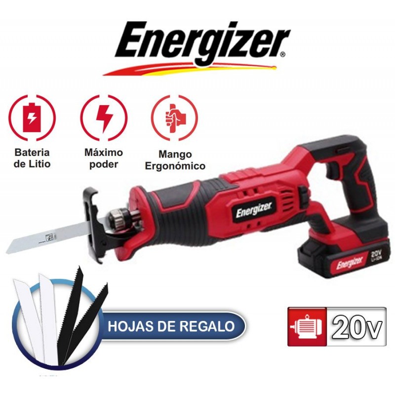 Sierra Sablea Bateria 20V - Energizer - EZCRS326