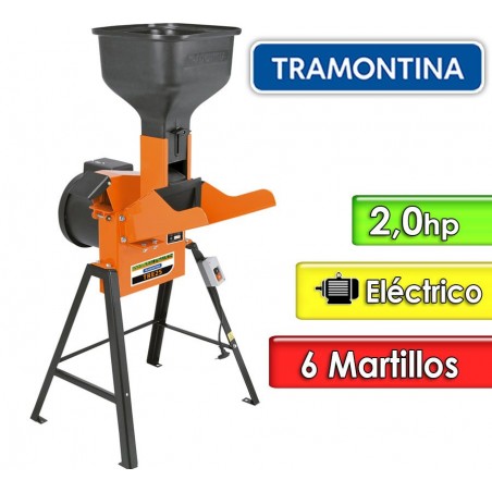 Triturador Forrajera Electrica 2 Hp - 6 Martillos Tramontina - TRE30
