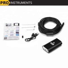Endoscopio Digital WIFI Impermeable IP67 - Pro Instruments - YPC - Semi Rigido - Largo 5 Metros - Celular y PC