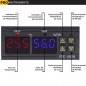 Termostato Controlador de Temperatura y Humedad 220V con Sonda Incluida - Pro Instruments - STC-3028