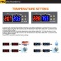 Termostato Controlador de Temperatura y Humedad 220V con Sonda Incluida - Pro Instruments - STC-3028