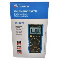 Multimetro Digital - Minipa - ET-1507B - True RSM / VDC 1000V / VAC 750V / ADC 10A / AAC 10A