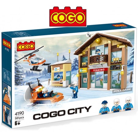 Estacion Polar - Juego de Construcción - Cogo Blocks - 581 piezas