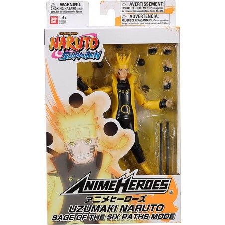 Naruto Figura Naruto Uzumaki Modo Sabio de los Seis Caminos - Bandai