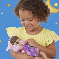 Muñeca Baby Alive - Bebé Peppa hora de dormir - Cabello castaño - Hasbro