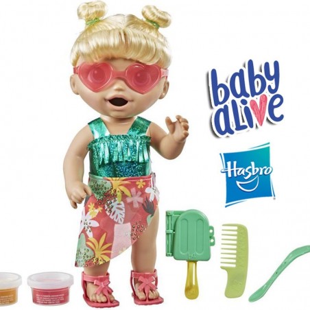 Muñeca Baby Alive - Bebé Bajo El Sol - Cabello rubio - Hasbro