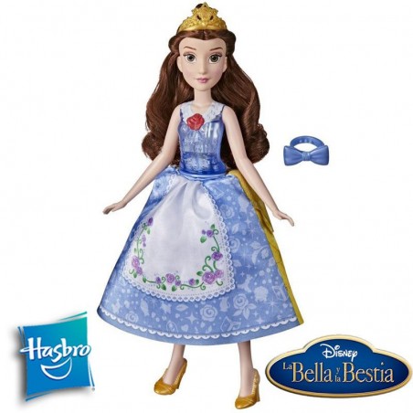 Muñeca Bella Vestido Magico - Disney Princess - Hasbro