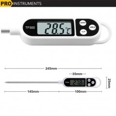 Termómetro Pincha Carne - Pro Instruments - TP-300 - Escala -50 a +300°C