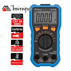 Multimetro Digital - Minipa - ET-1505 - VDC 600V / VAC 600V / ADC 10A / AAC 10A