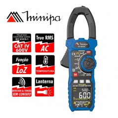 Pinza Amperimetrica - Minipa - ET-3810C - True RMS AC / VDC 1000V / VAC 750V / ADC 1000A / AAC 1000A