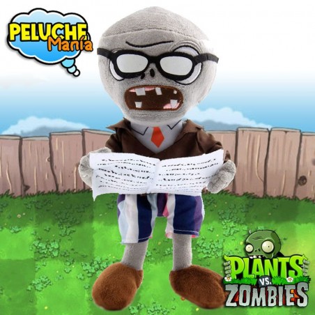 Peluche Zombie Lector - Plantas Vs Zombies - 25cm - Peluche Manía