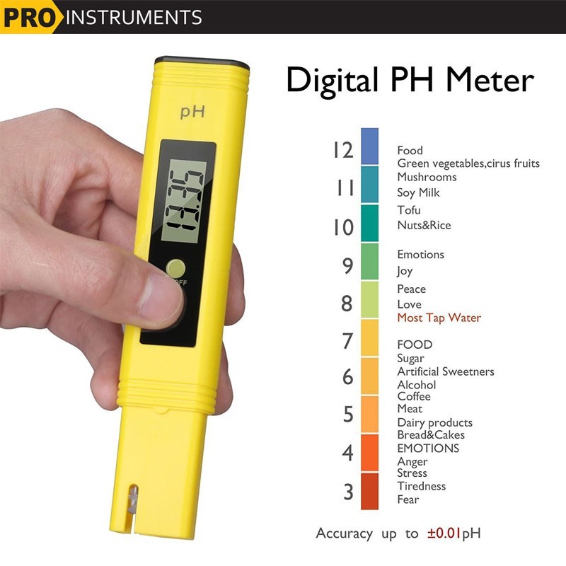 Medidor De Ph Agua Peachimetro Digital Phmetro Acuario