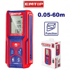 Medidor De Distancia Laser - EMTOP - ELDD0601 - Distancias Hasta 60 Metros
