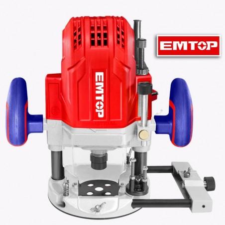 Ruteadora Fresadora Electrica - 1600W - 1/4" - 1/2" - EMTOP - EERR1601