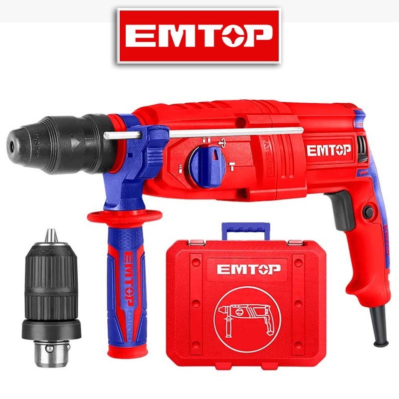 Rotomartillo Electrico - 800W - 2,5 J - EMTOP - ERHRL802