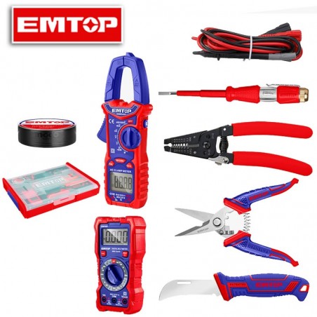 Kit de herramientas para Electricista de 7 piezas - EMTOP - EHTSV01T07