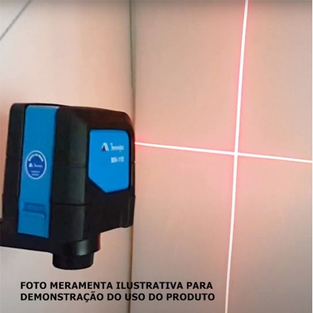 Nivel Laser Horizontal y Vertical Autonivelable - 20 Mts - Minipa - MN-110